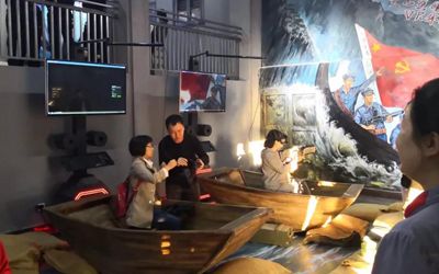 各領(lǐng)導(dǎo)體驗(yàn)VR虛擬射擊項(xiàng)目